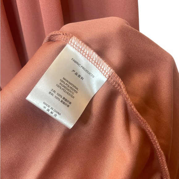 Elegant Lace Women's Dress Long Gown Dusty Pink size Medium - Picture 13 of 17